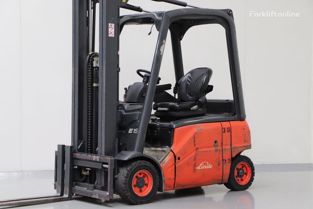 Linde E16P-01 electric forklift