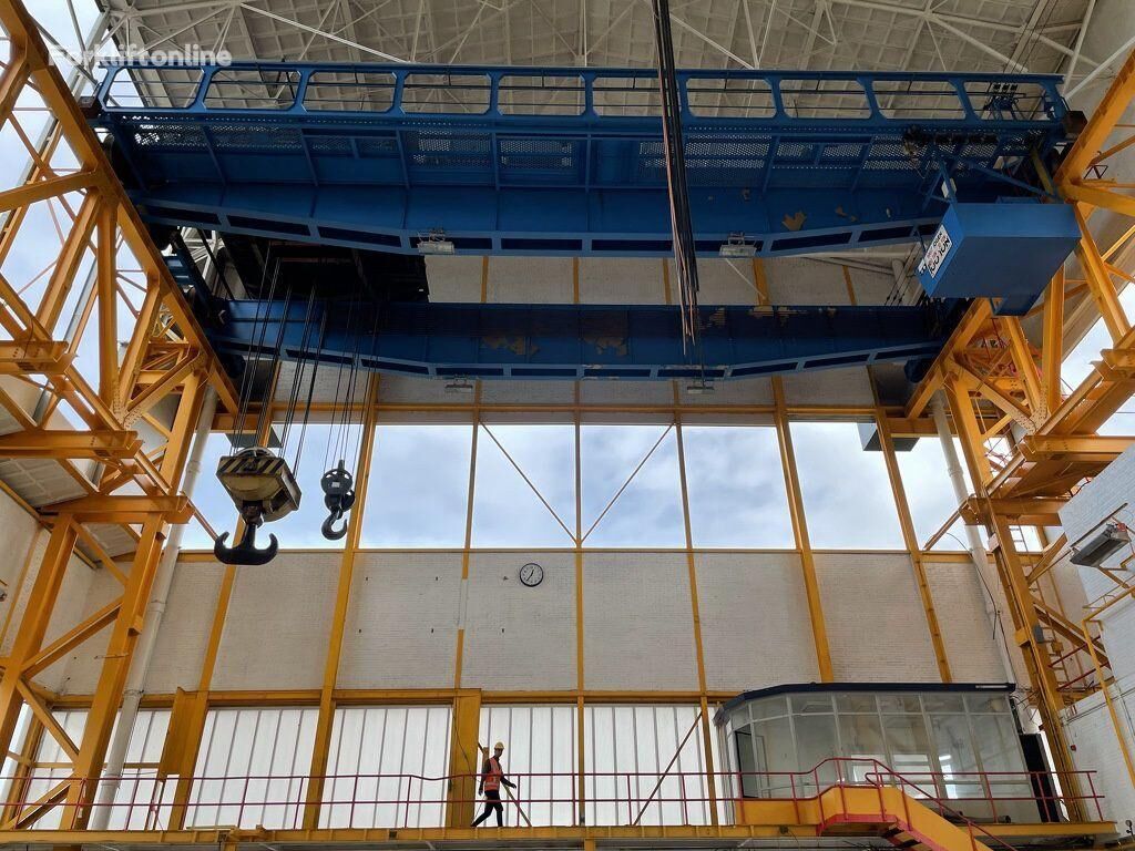 Bovenloopkraan dubbelligger 120.000+30.000kg NKM-Demag, gede overhead crane